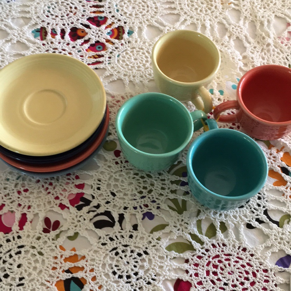 Fiesta Cup and Saucer Homer Laughlin Made in USA